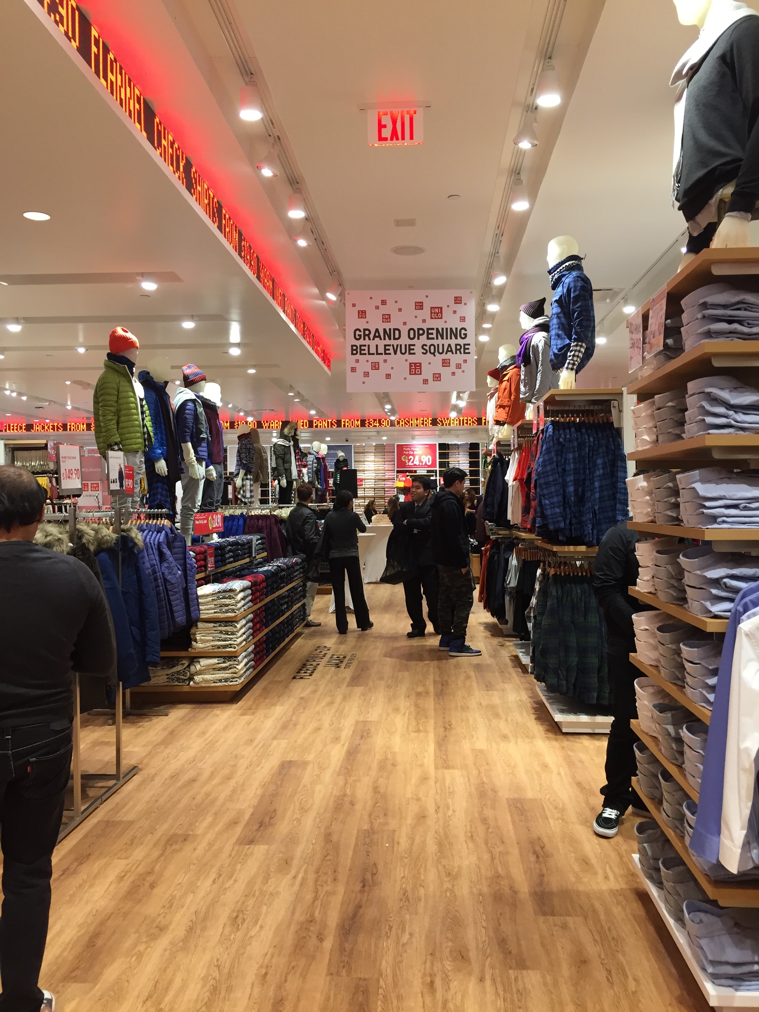 Uniqlo And Zara Open At Bellevue Square